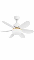 40W Uzaktan Kumandalı Tavan Vantilatörü | LED Işıklı E27 Uyumlu Fan