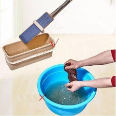 BUFFER® Mikrofiber Kendinden Sıkmalı Tablet Pratik Mop Paspas Kovasız