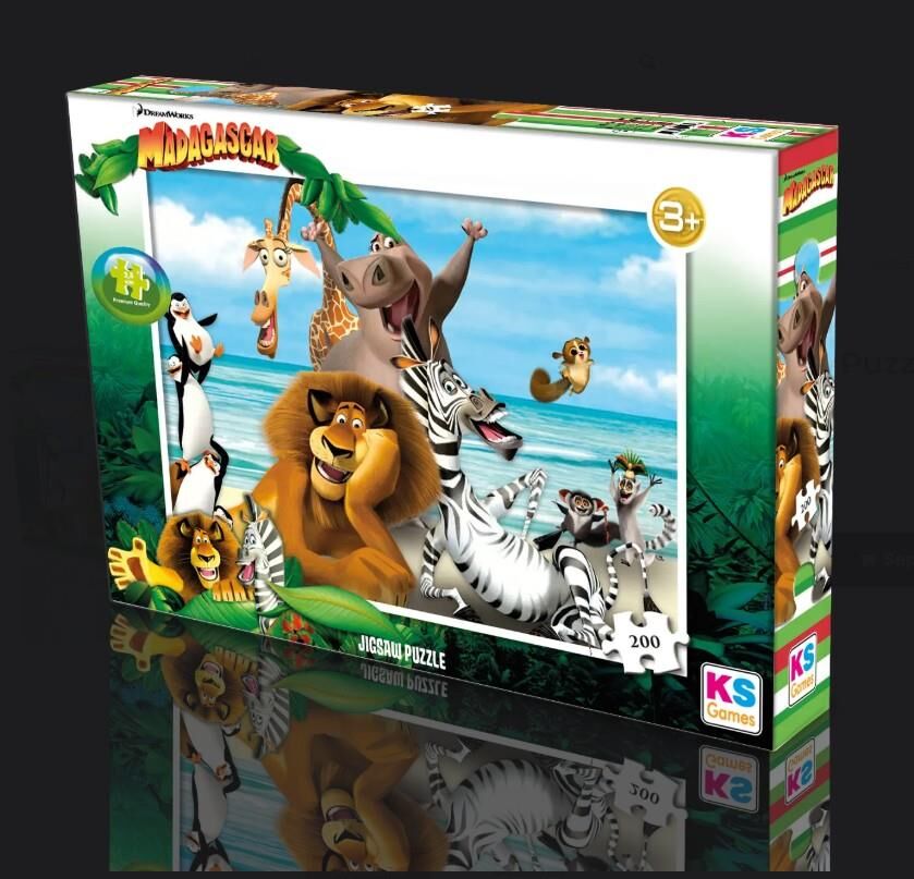 MG 113 MADAGASKAR PUZZLE 200 PRÇ-KS