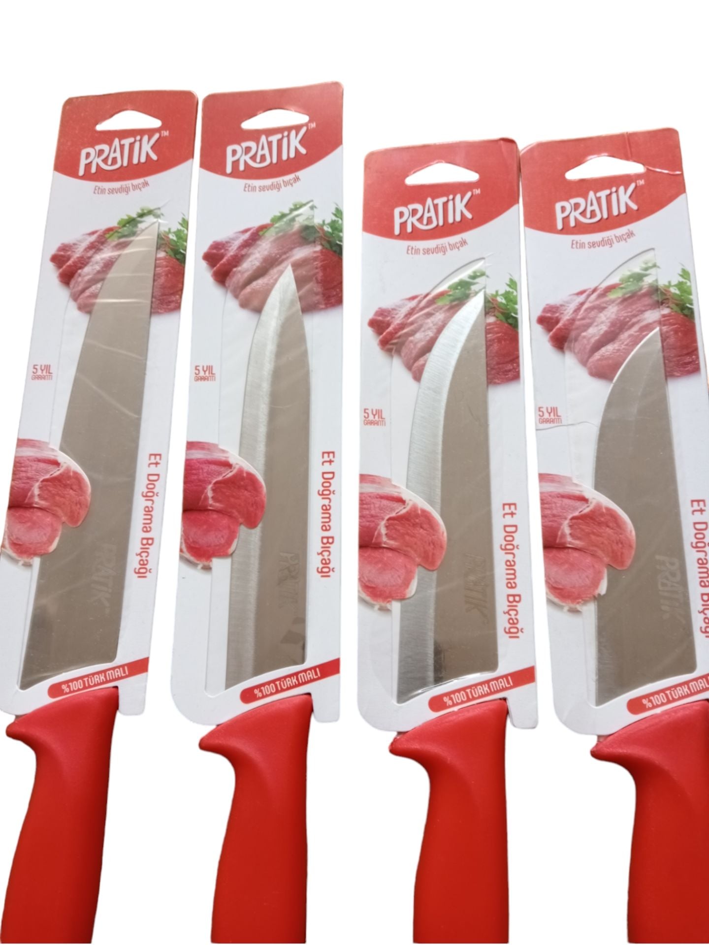 Pratik 4'lü Kurban Bıçak Seti Kasap Bıçakları