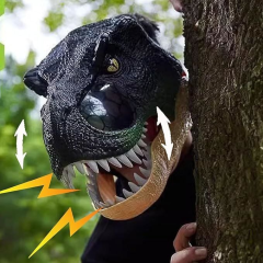T-REX MASKESİ IŞIKLI VE SESLİ -MGA