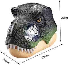 T-REX MASKESİ IŞIKLI VE SESLİ -MGA