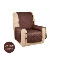 BUFFER® Tek Kişilik Çift Taraflı Koltuk Kanepe Örtüsü Kılıfı