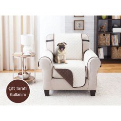 BUFFER® Tek Kişilik Çift Taraflı Koltuk Kanepe Örtüsü Kılıfı