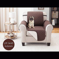 BUFFER® Tek Kişilik Çift Taraflı Koltuk Kanepe Örtüsü Kılıfı