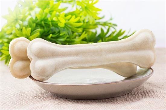BUFFER® Sütlü Pres Deri Köpek Çiğneti Kemik 27 Cm