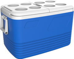 Kale 60 LT Bardaklı Oto Kamp Termosu Buz Kutusu Kale 1023 Mavi