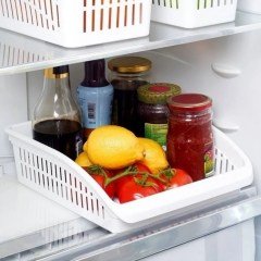 BUFFER® Çok Amaçlı Gondol Pratik Mutfak Gereci Düzenleyici Buzdolabı Dolap Organizer Sepet
