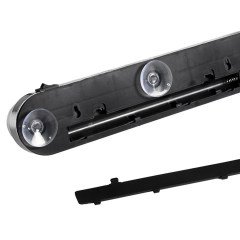 BUFFER® Kablosuz Parlak Banyo Stüdyo Makyaj Aynası Işığı Pilli Vantuzlu Taşınabilir 4 Led Ampul