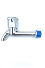 BUFFER® Vanalı Kısa Ağızlı Musluk Krom Küçük Lavabo Bahçe Musluğu
