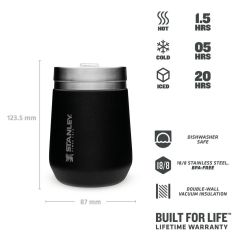 Stanley Go Everyday Tumbler Termos Bardak 0.29 LT 0.29 LT - Siyah
