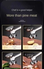 Çelik Çift Taraflı  Biftek Et Döveceği Tırtıklı Çekiç Tipi 21 cm