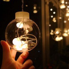 BUFFER® Yılbaşı ve Özel Konsept 12 Toplu Saçaklı Led Işıklı İp Perde