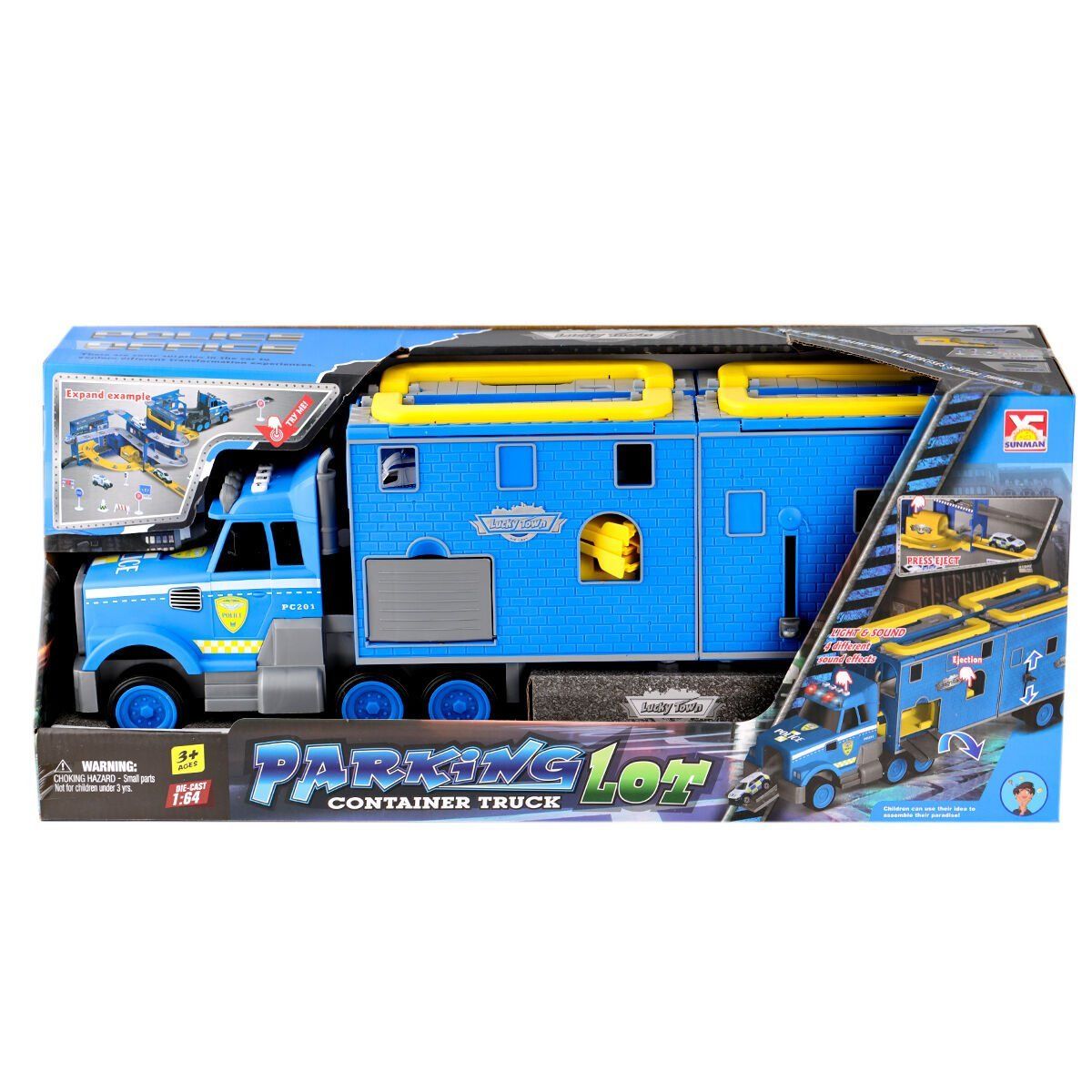 4345 Sesli Işıklı Transporter Garaj Seti