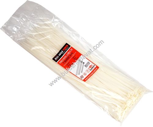 Bulmax 7.6*750 Beyaz Cırt Kelepçe Bmx-4994 (5 Adet Gönderilir)