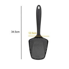 BUFFER® Isıya Dayanıklı Plastik Süzgeçli Kızartma ve Sebze Haşlama Kepçesi