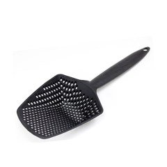 BUFFER® Isıya Dayanıklı Plastik Süzgeçli Kızartma ve Sebze Haşlama Kepçesi