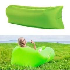 BUFFER® Pratik Şişme Yatak Bahçe Şezlong Kamp Havuz Deniz Çadır Yatağı Tek Kişilik Havayla Dolar Koltuk