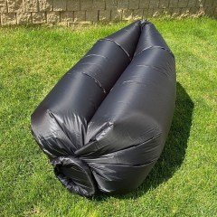 BUFFER® Pratik Şişme Yatak Bahçe Şezlong Kamp Havuz Deniz Çadır Yatağı Tek Kişilik Havayla Dolar Koltuk