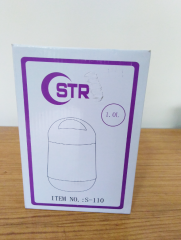 Kurch 2 Katlı Yemek Termosu Sefer Tası 1 LT (İçi Vakumlu Cam) Açık Mavi