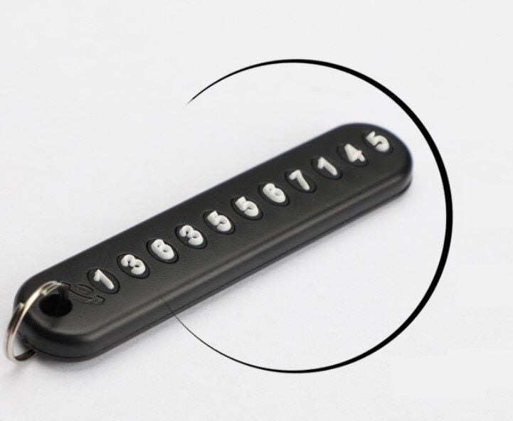 Mini Anahtarlık, Çanta, Araba İçin Çok Amaçlı Numaratör