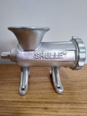 Shulle 12 Numara Kıyma Makinesi Ev Tipi Et Çekme Makinası (Kollu Çevirmeli)