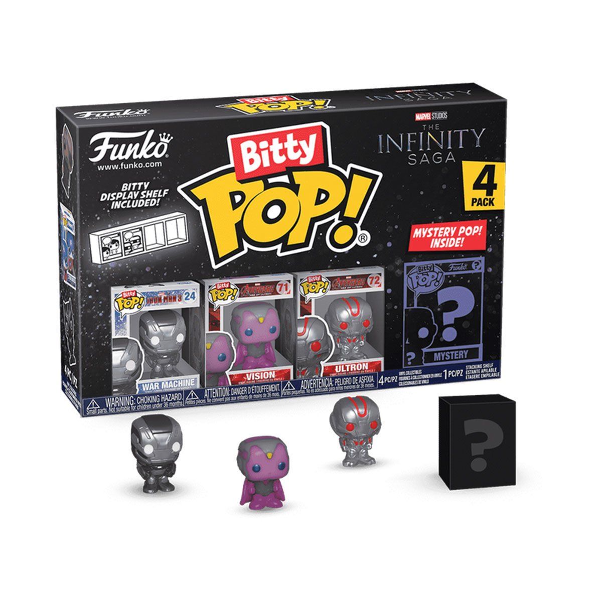 71505 Funko Bitty POP: Marvel- Iron Man 4PK