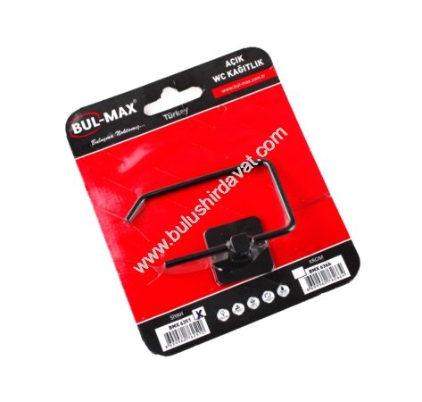 Bulmax Sıyah Acık Wc Kagıtlık Bmx-6351 (1 Adet Gönderilir)