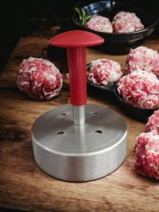 Hamburger Presi Köfte Basma Kalıbı 12 Cm (100-130 Gr) Paslanmaz Metal