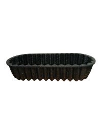 Yıldız Dilimli Baton Kek Kalıbı Granit Döküm 36 cm XXL Siyah