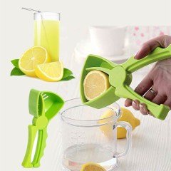 BUFFER® Pratik Plastik Süzgeçli Çekirdek Ayıran Mandallı Limon Sıkacağı