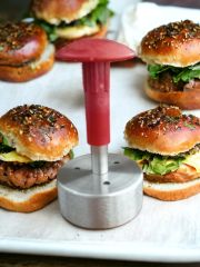 Hamburger Presi Köfte Basma Kalıbı 9 Cm (45-55 Gr) Paslanmaz Hamburger Basma Makinası