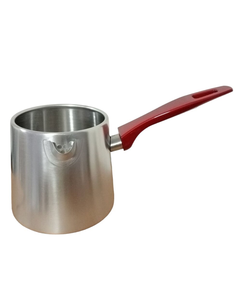 Russet Çelik Sütlük Su Isıtma Cezvesi Süzgeçli Bitki Çay Potu