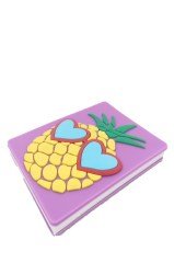 BUFFER® Ananas Temalı Kapaklı Kokulu Dekoratif Sevimli Not Anı Defteri