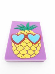 BUFFER® Ananas Temalı Kapaklı Kokulu Dekoratif Sevimli Not Anı Defteri