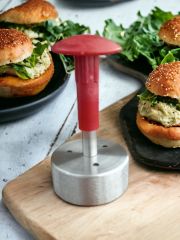 Hamburger Presi Mini Burger Köfte Basma Kalıbı 7 Cm (20-30 Gr) Paslanmaz