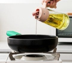 630 ml Otomatik Kapaklı Yağdanlık Cam Şişe