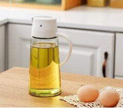630 ml Otomatik Kapaklı Yağdanlık Cam Şişe