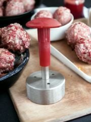 Hamburger Presi Mini Burger Köfte Basma Kalıbı 6 Cm (15-25 Gr) Paslanmaz