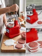 Özlem Köfte Şekillendirme Makinası Kollu Hamburger Presi 10 cm