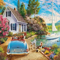 22537 PUZZLE 2000 Dog On The Boat
