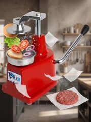 Özlem Kollu Köfte Şekillendirme Makinası 12 cm Hamburger Presi