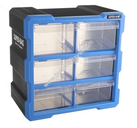 Bulmax 6lı Kucuk Monoblok Cekmece Setı Bmx-6408 (1 Adet Gönderilir)