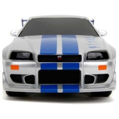 1/24 Fast & Furious Uzaktan Kumandalı Brian's Nissan Skyline GT-R R34 RC Araba