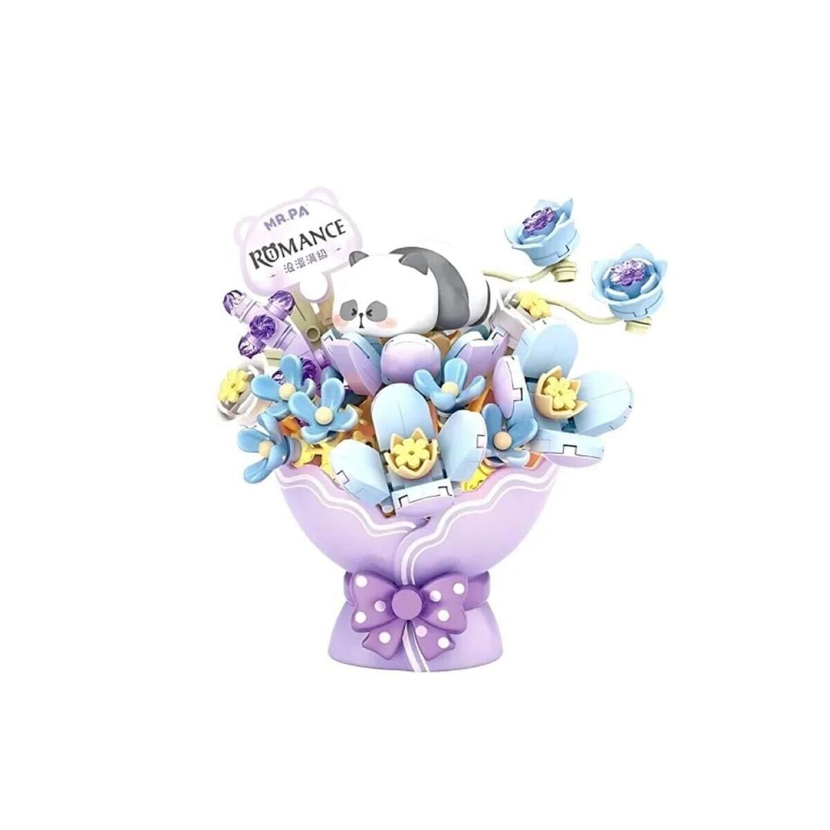 LZ-7302 LOZ MOR MAVİ ÇİÇEK BUKETİ 246 PARÇA BLOCK OYUNCAK