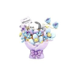 LZ-7302 LOZ MOR MAVİ ÇİÇEK BUKETİ 246 PARÇA BLOCK OYUNCAK