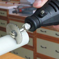 BUFFER® Metal 6 Parça Mini Matkap Ucu  Ahşap Kesme Yuvarlak Çelik Bıçak Disk Testere Seti Kiti