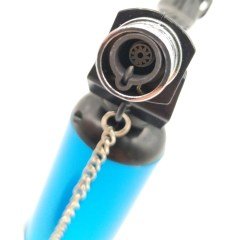 BUFFER® Metal Boş Gaz Hazneli Doldurulabilir Taşınabilir Küçük Torch Alevli Çakmak Pürmüz