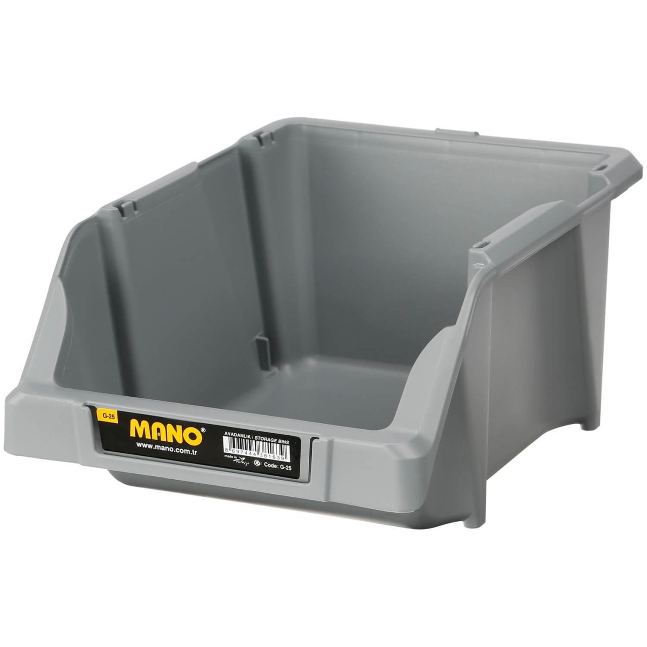 Mano Gri Avadanlık G-25  200mm x 300mm x 130mm (30'lu Paket Halinde Satılır)