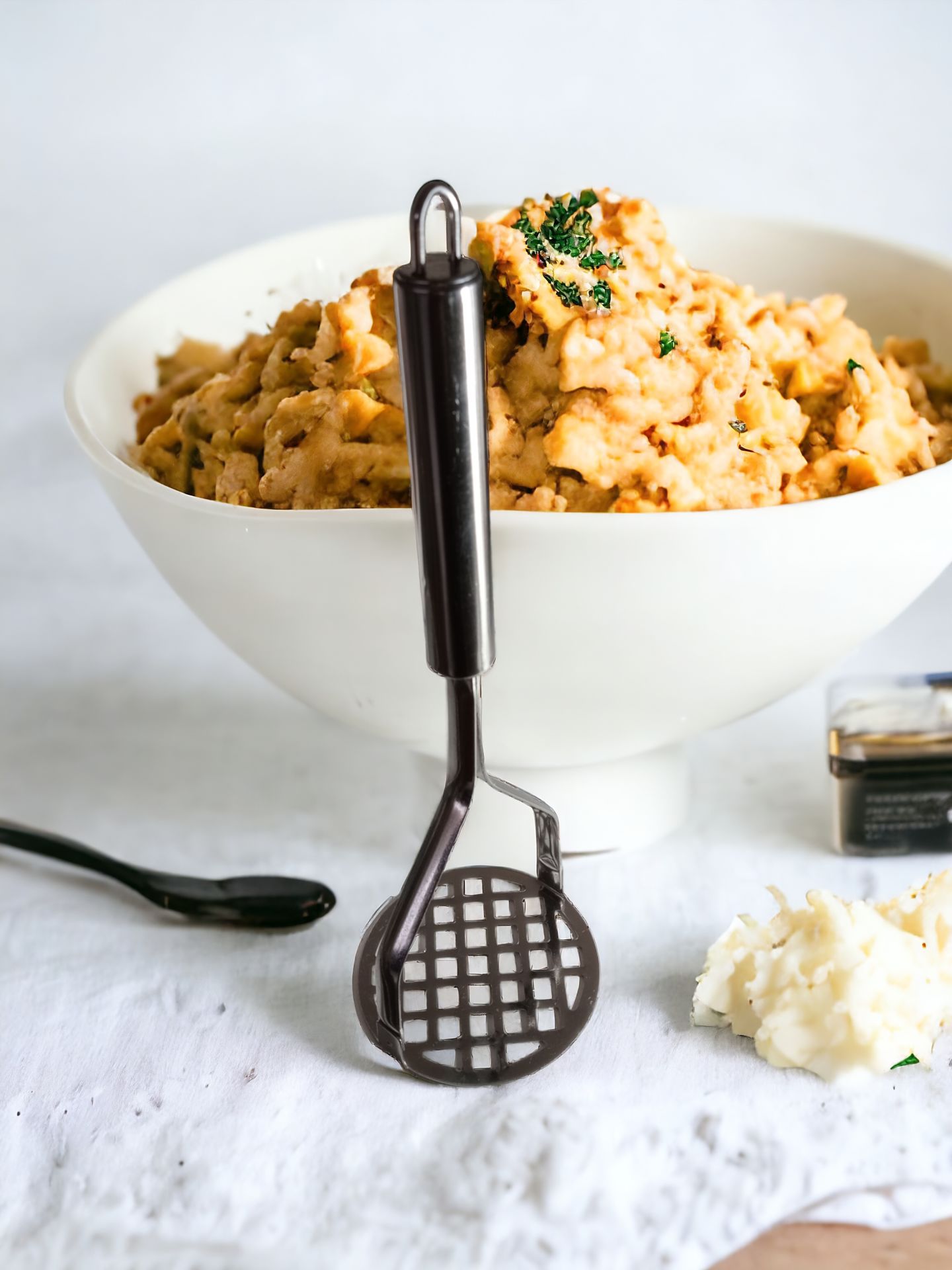 Patates Ezici Püre Ezeceği Mama Hazırlama Paslanmaz Full Metal